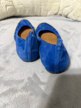 J. Crew Cobalt Blue Suede Ballet Flats
